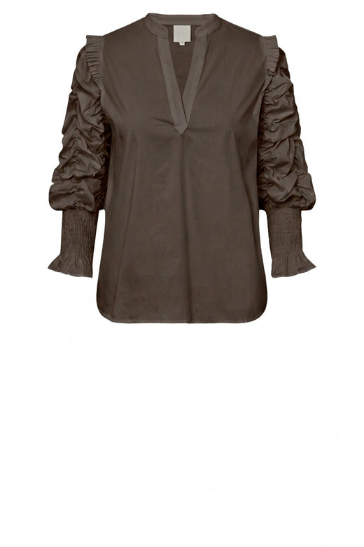 Gossia - Gotrine Blouse G1226 - Milk Chocolate