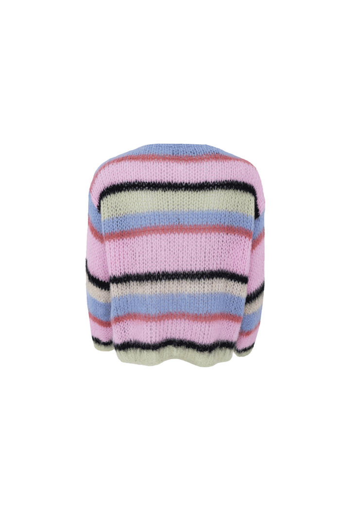 Black Colour - Bcfrey Striped Jumper 1239 - Soft Candy