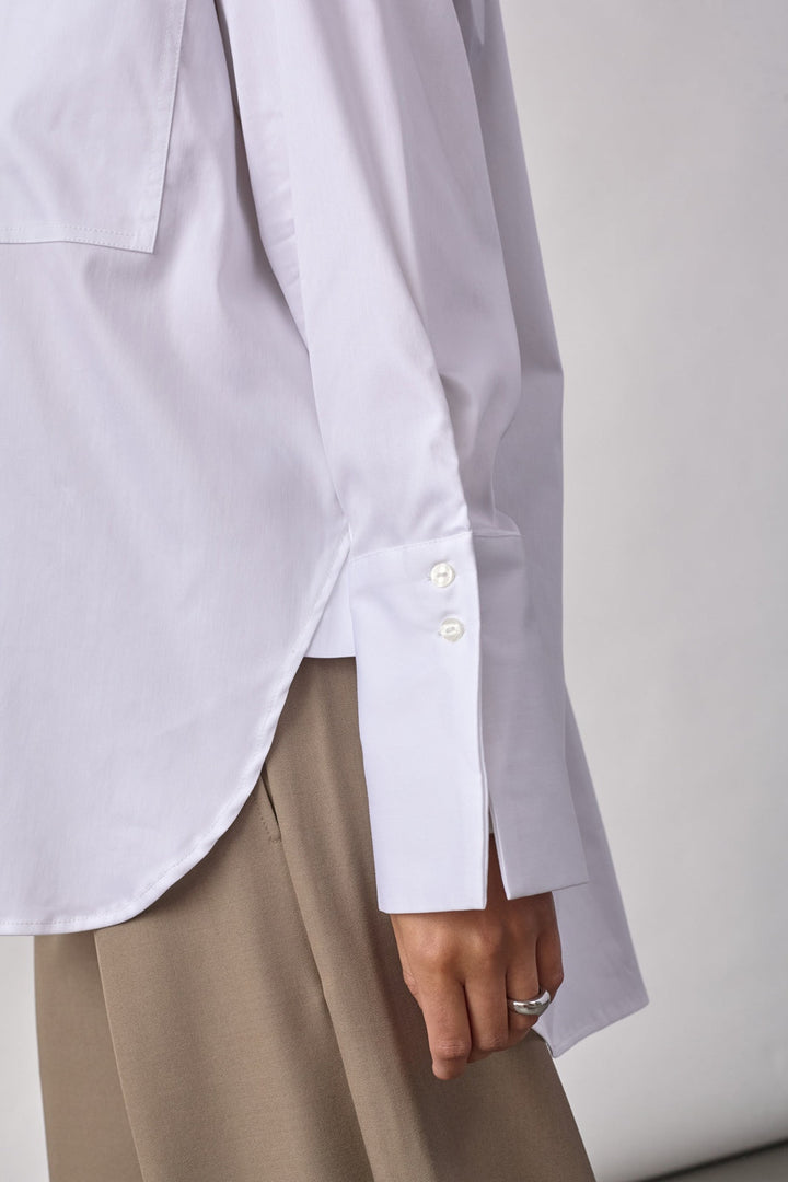 Co´Couture - Daliacc Oversize Shirt 500396 - 10001 - White