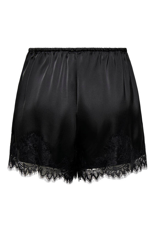 Only - Onlmenus Lace Satin Shorts - 5131877 Black Black Lace