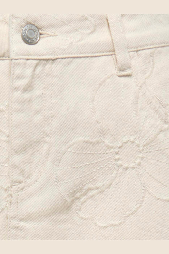 JDY - Jdyhavanna Emb Skirt - 5140649 Ecru
