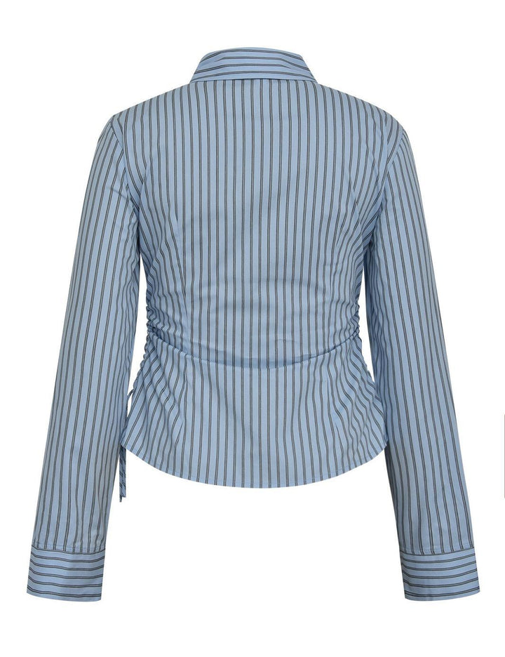 Forudbestilling - MbyM - Nura-M 63700919 - U60 - Light Blue Stripe Skjorter 