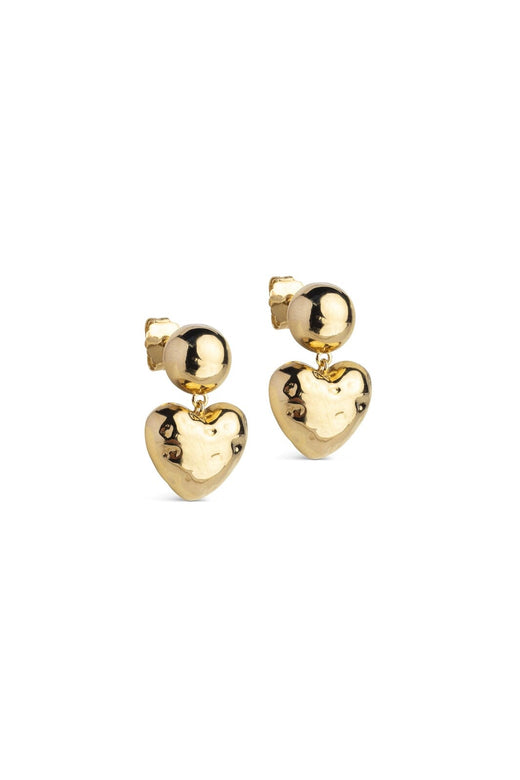 Enamel Copenhagen - Earrings, Poma Heart E444G - 925S/Gp