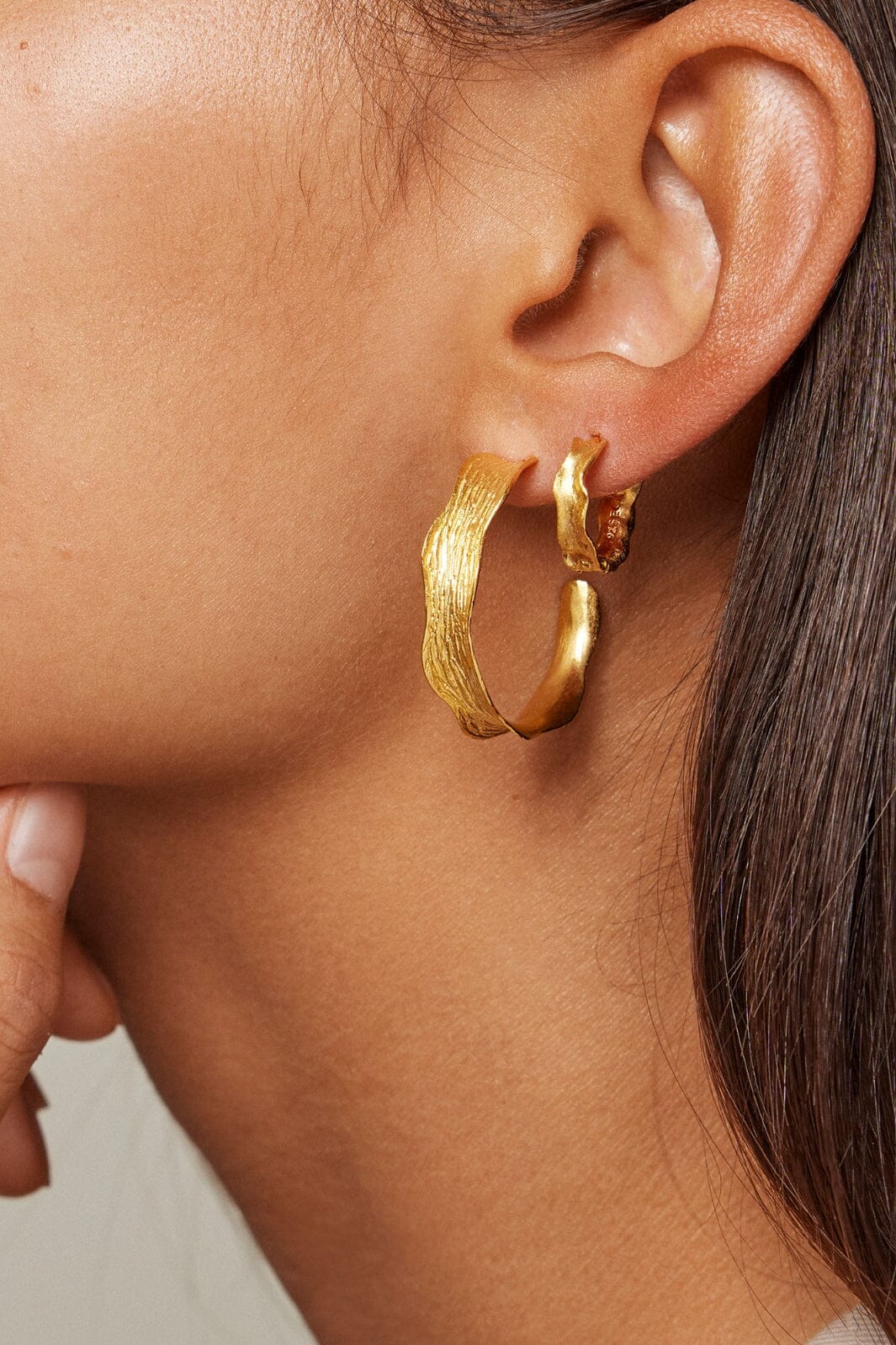 Enamel Copenhagen - Hoops, Everly - 925S/Gp/M