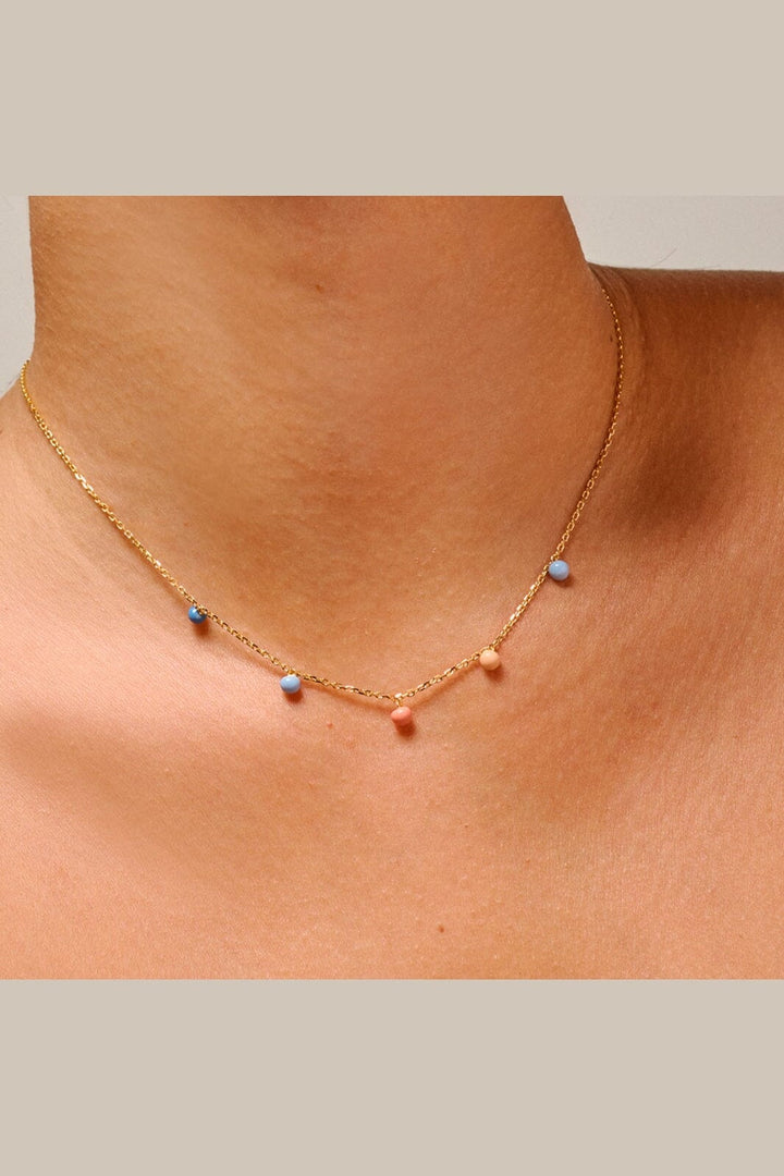 Enamel Copenhagen - Necklace, Theresia N151G - Sunset