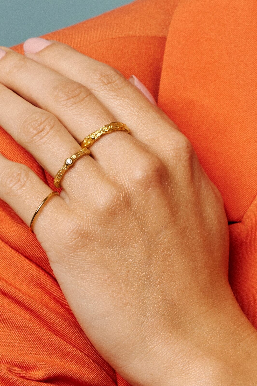 Enamel Copenhagen - Ring, Gaia - 925S/Gp/M
