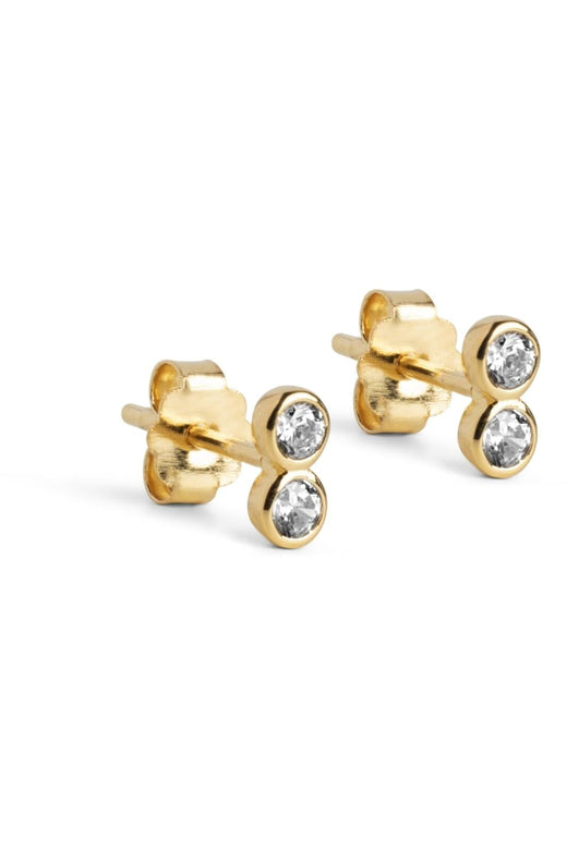 Enamel Copenhagen - Studs, Twin Cz - Clear Cz