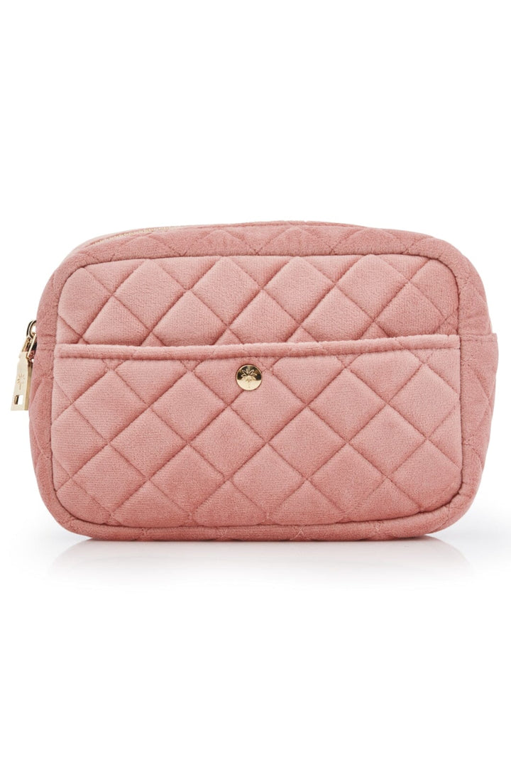 Fan Palm - Beauty Bag Velvet - Rose Velvet