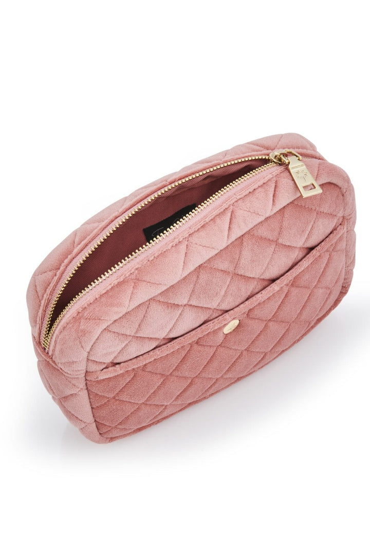 Fan Palm - Beauty Bag Velvet - Rose Velvet