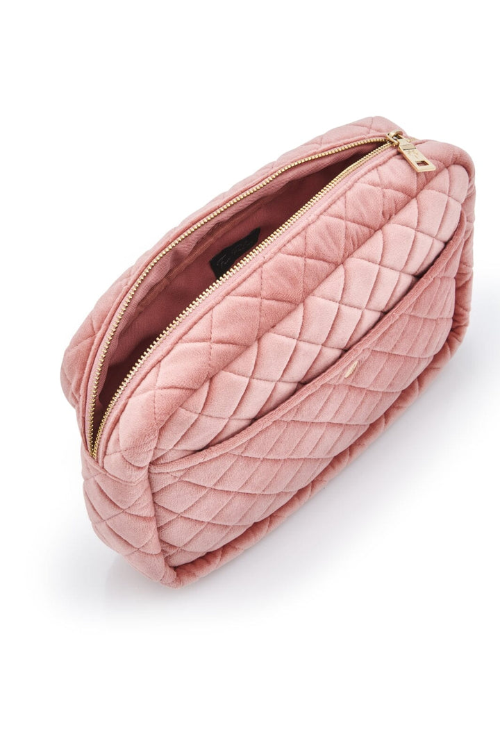 Fan Palm - Beauty Bag Velvet - Rose Velvet
