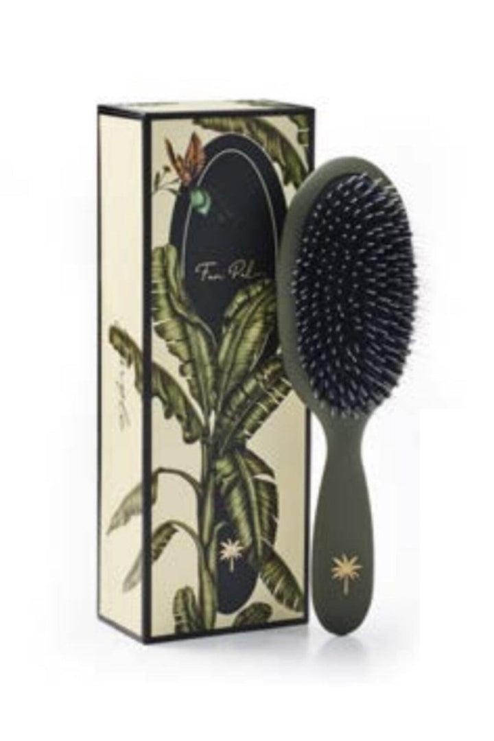 Fan Palm - Hair Brush Medium - Jungle
