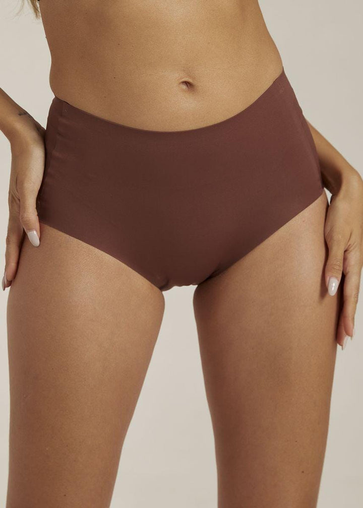 Femifemme - Invisible Highwaist Maxi Trusser - Velvet Chocolate