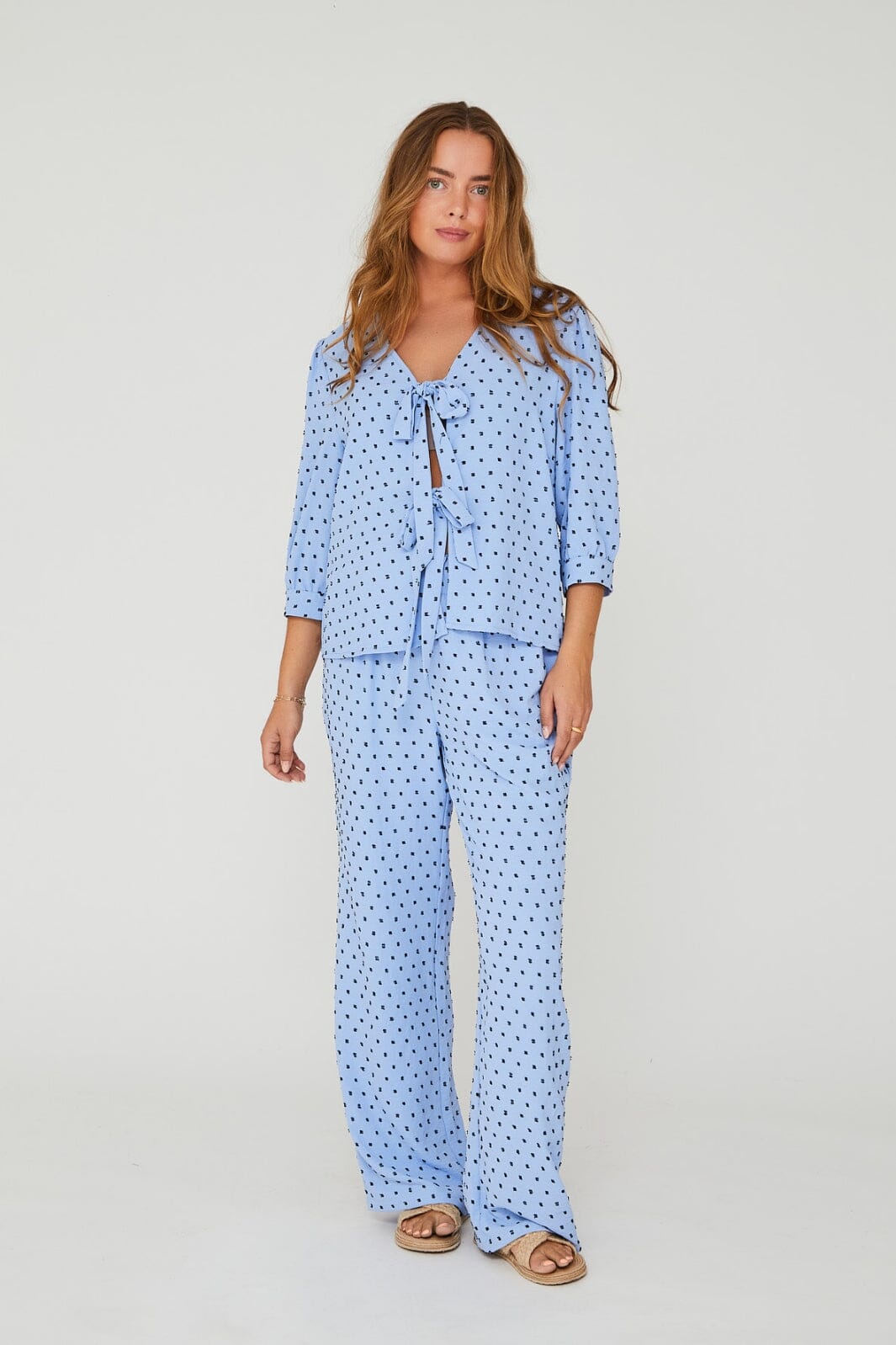 A-VIEW - Sif Pants - 282 Light Blue