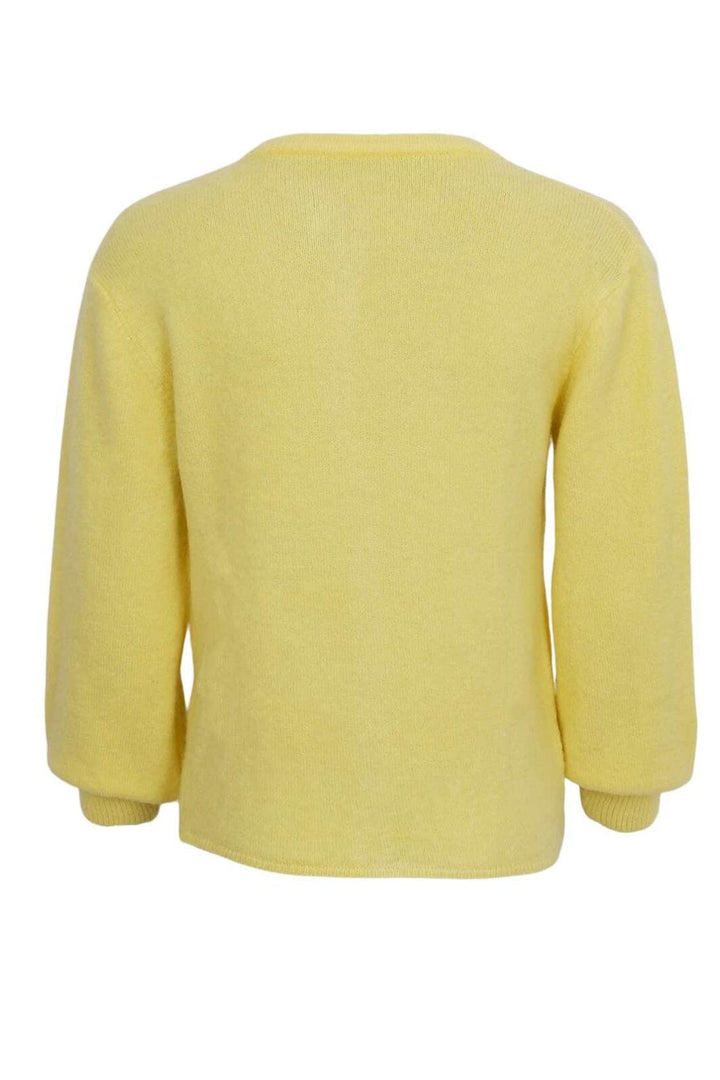 Forudbestilling - Black Colour - Bcbella Knit Cardigan 1205 - Lt. Yellow
