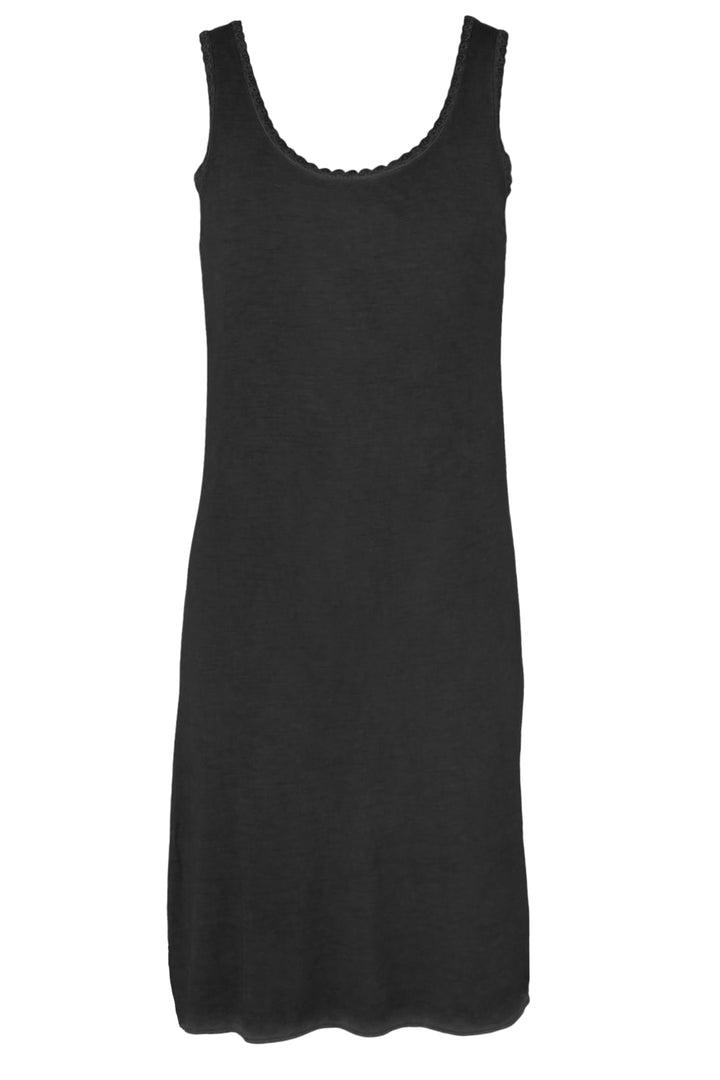 Black Colour - Bchallie Slip Dress - Black