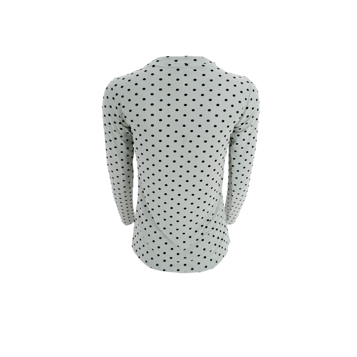 Black Colour - Bcjennie Dotted Mesh Blouse - Pastel Green