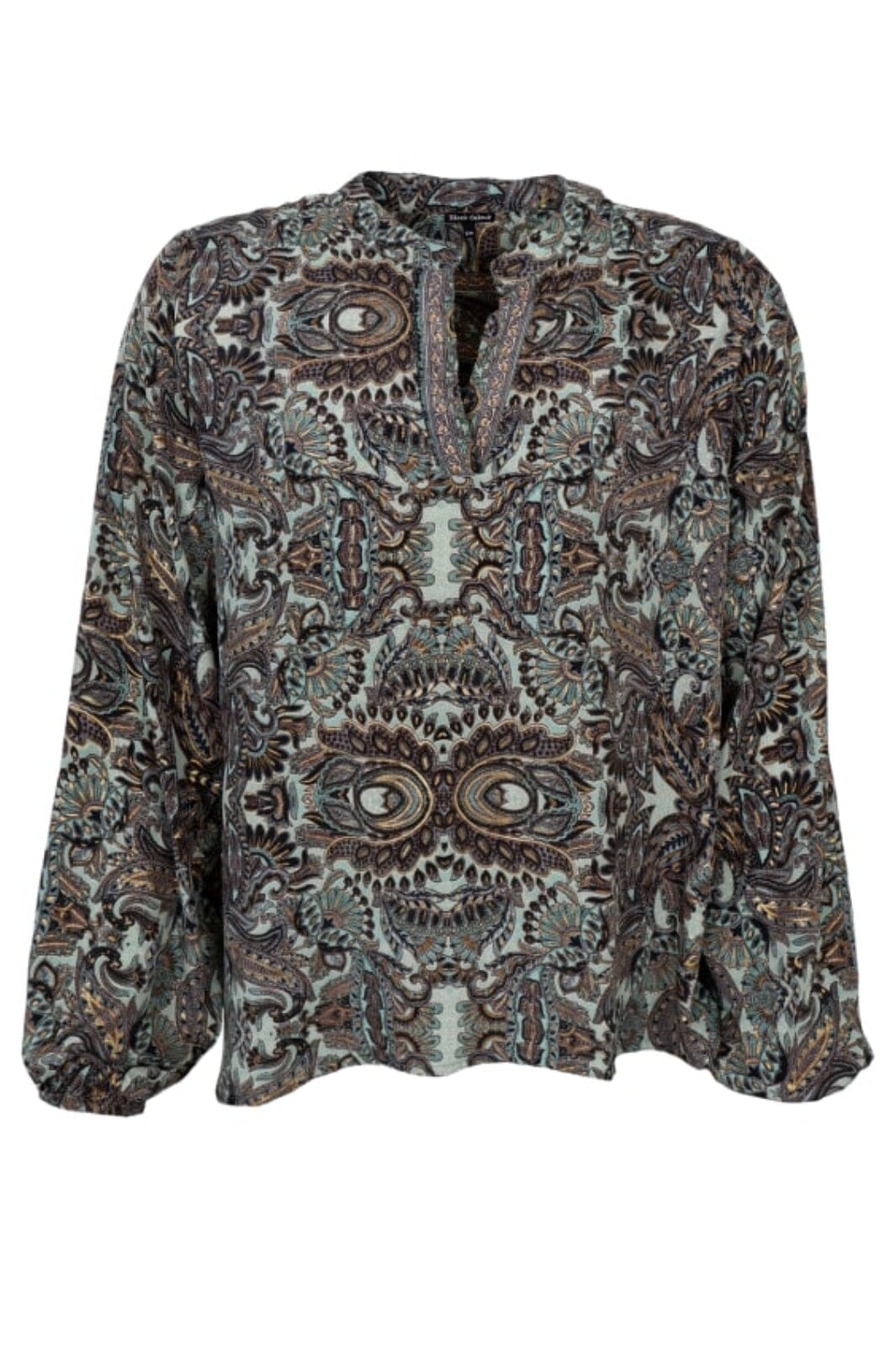 Black Colour - Bcluna Blouse - Ice Green