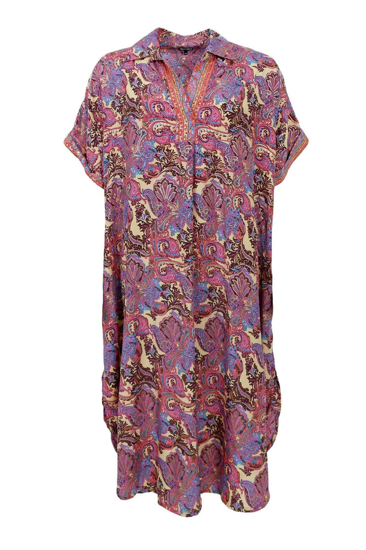 Black Colour - Bcluna S/S Kaftan Tunic 39196 - Royal Berry