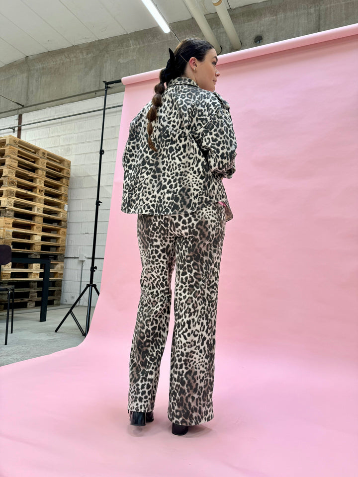 Black Colour - Bcneel Printed Pant - Leo