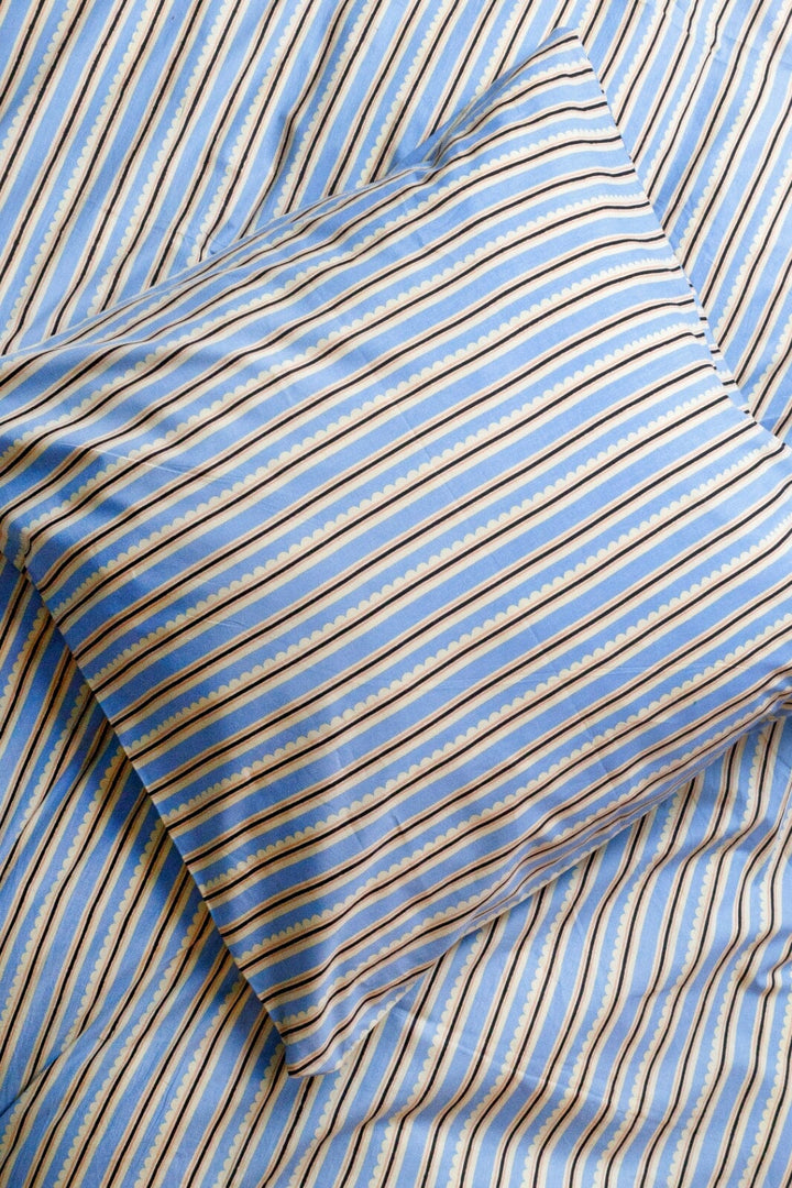 Black Colour - Bcnorma Bedlinen - Sky Blue