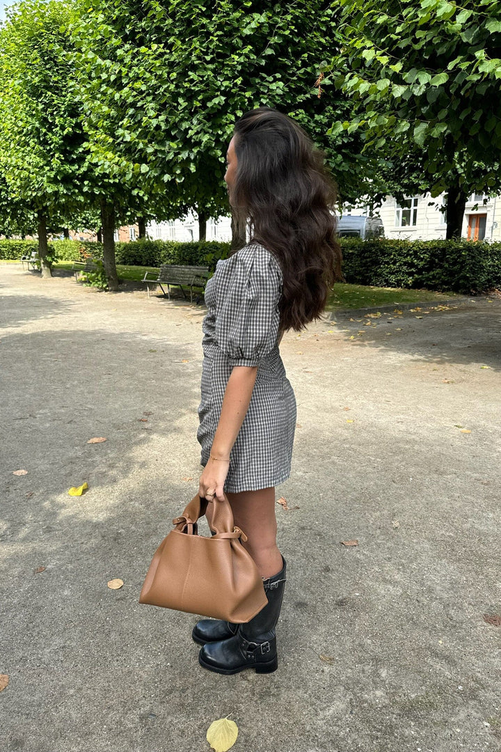 BYIC - Aliceic Dress - bsc Black Small Checks