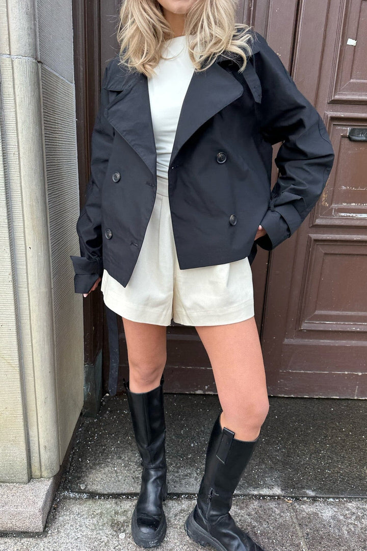 BYIC - Almaic Trenchcoat - black Black