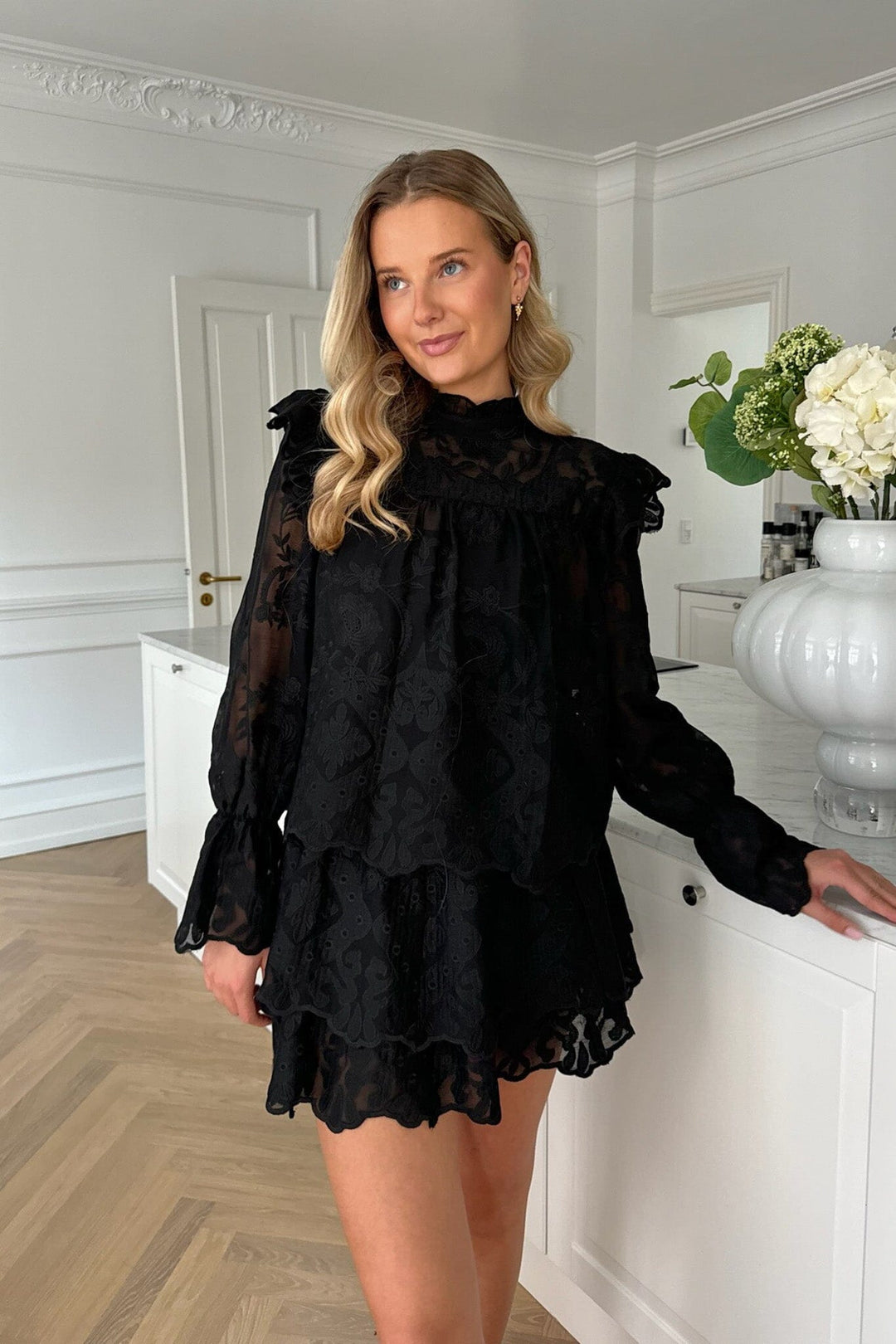 BYIC - Ellinoric Lace Shirt - vb Vintage Black