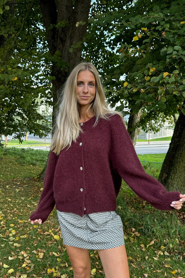 BYIC - Idaic Cardigan - bordeaux Bordeaux