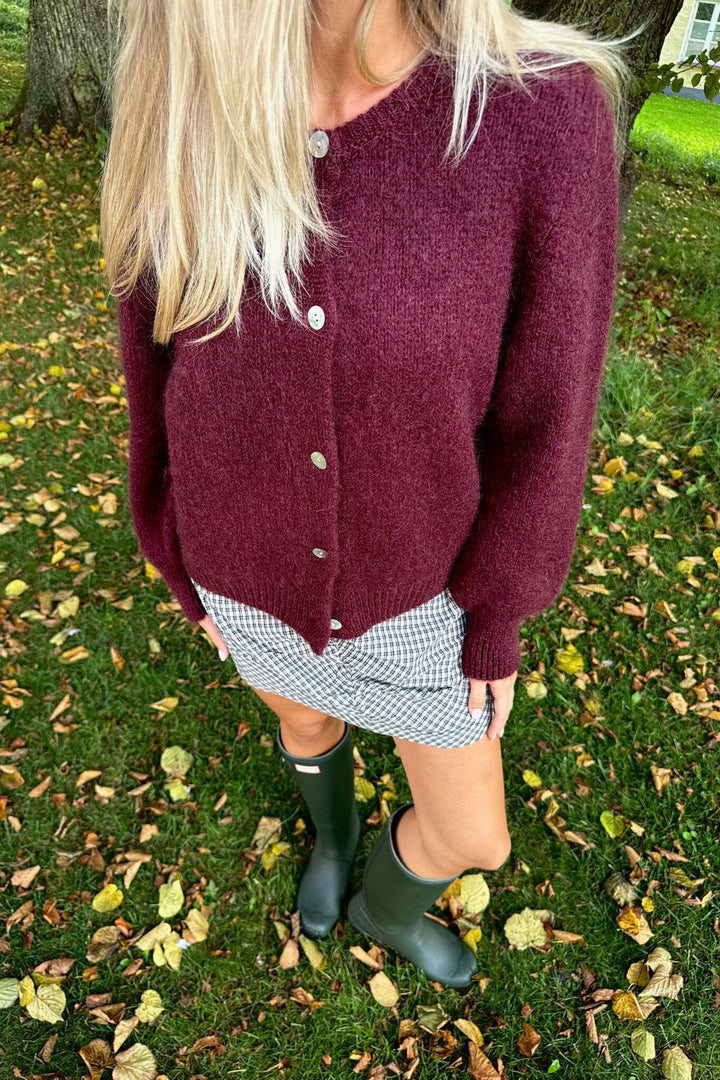 BYIC - Idaic Cardigan - bordeaux Bordeaux