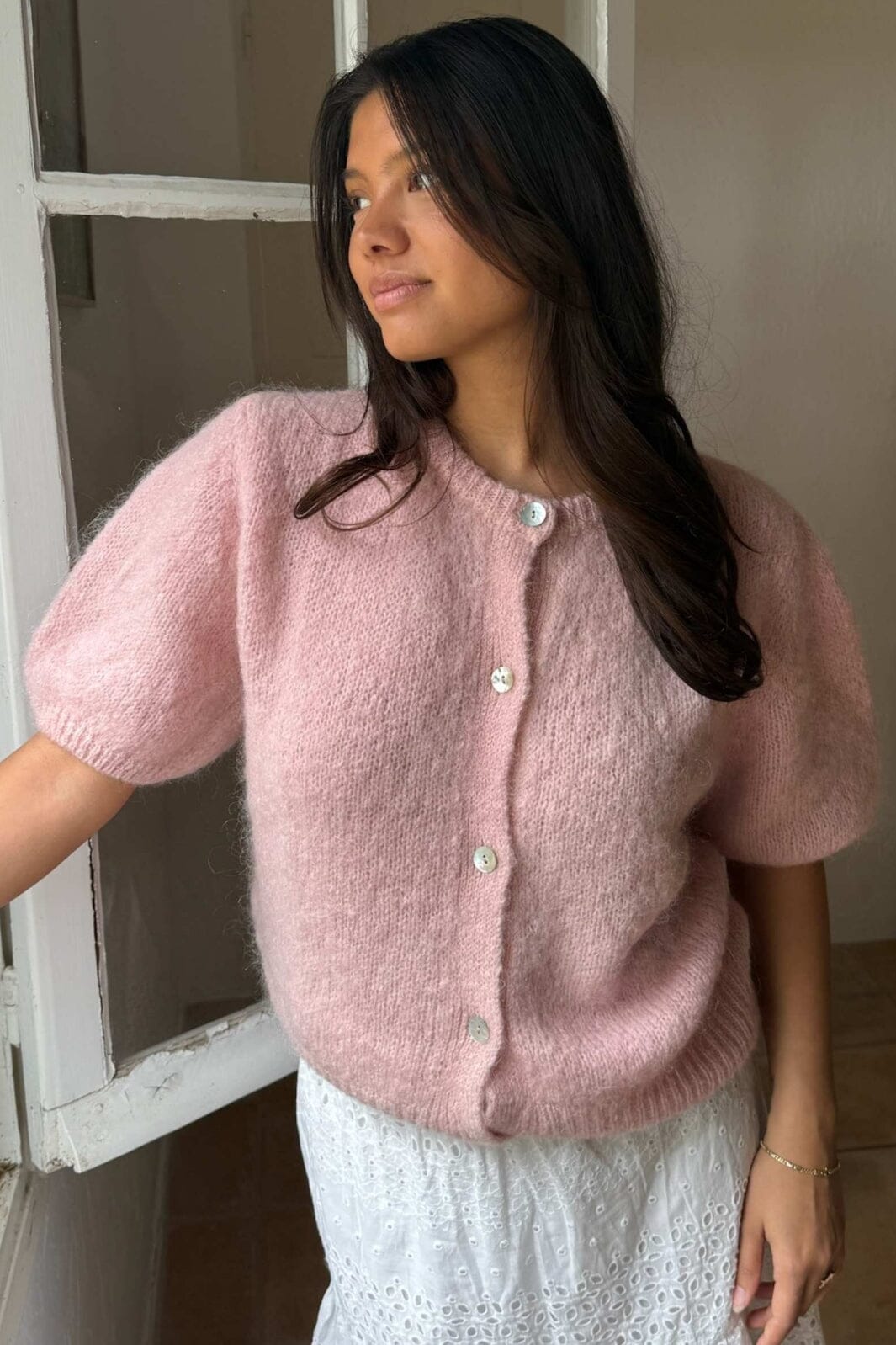 BYIC - Idaic Ss Cardigan 5265 - Light Pink
