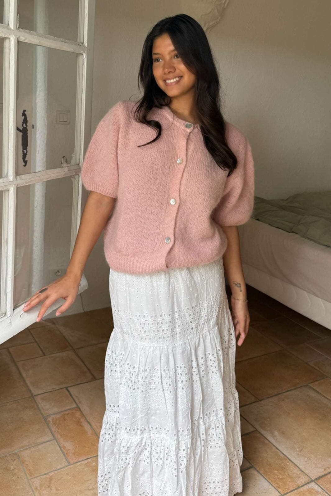 BYIC - Idaic Ss Cardigan 5265 - Light Pink