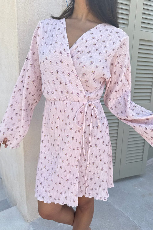 BYIC - Ofeliaic Wrap Dress A23934 - Pink
