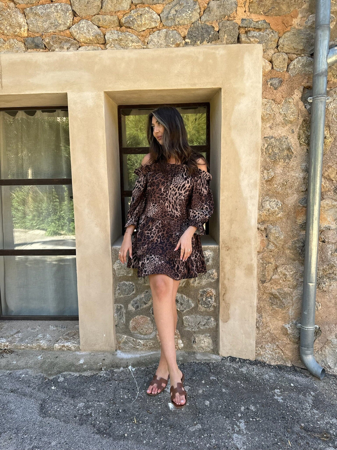 BYIC - Sigridic Dress - lp Leo Print
