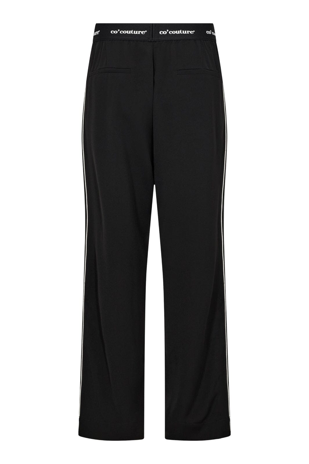 Co´Couture - Aminacc Logo Piping Pant 31482 - 96 - Black