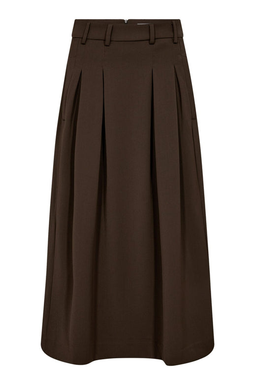 Co´Couture - Anyacc Pleat Skirt 34178 - 83 - Mocca