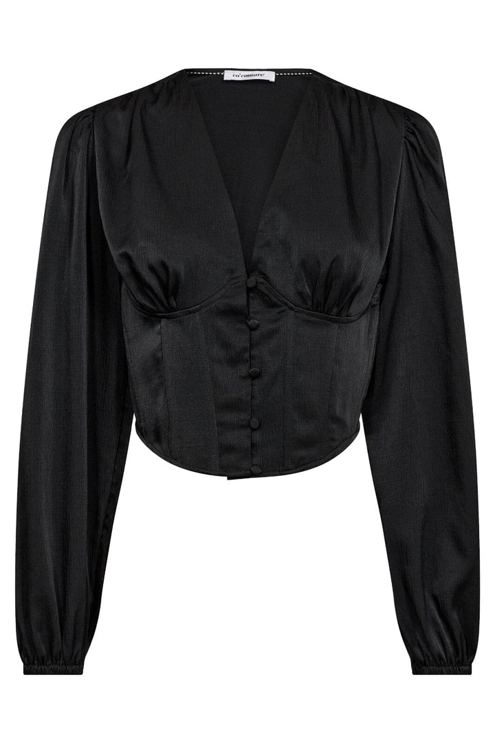 Co´couture - Corycc Corsage Shirt - 96 Black