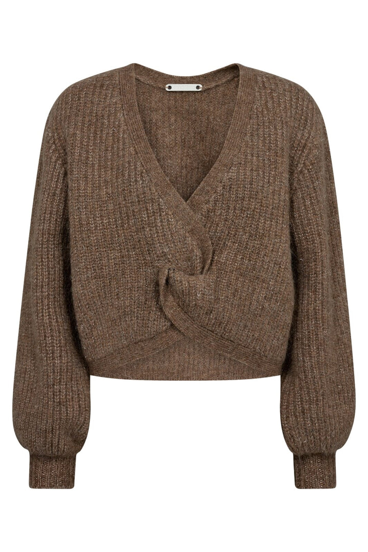 Co´couture - Cozycc Lurex Twist Knit 32132 - 154 Walnut