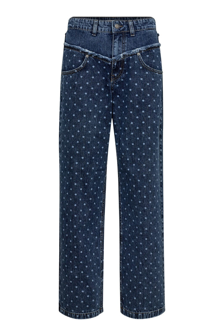 Co´couture - Darincc Dot Block Jeans 31351 - 552 Denim Blue