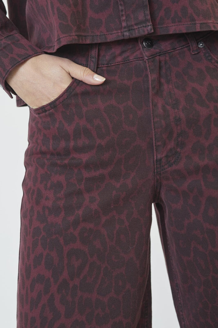 Co´Couture - Leocc Wide Pant 31287 - 87 - Winered