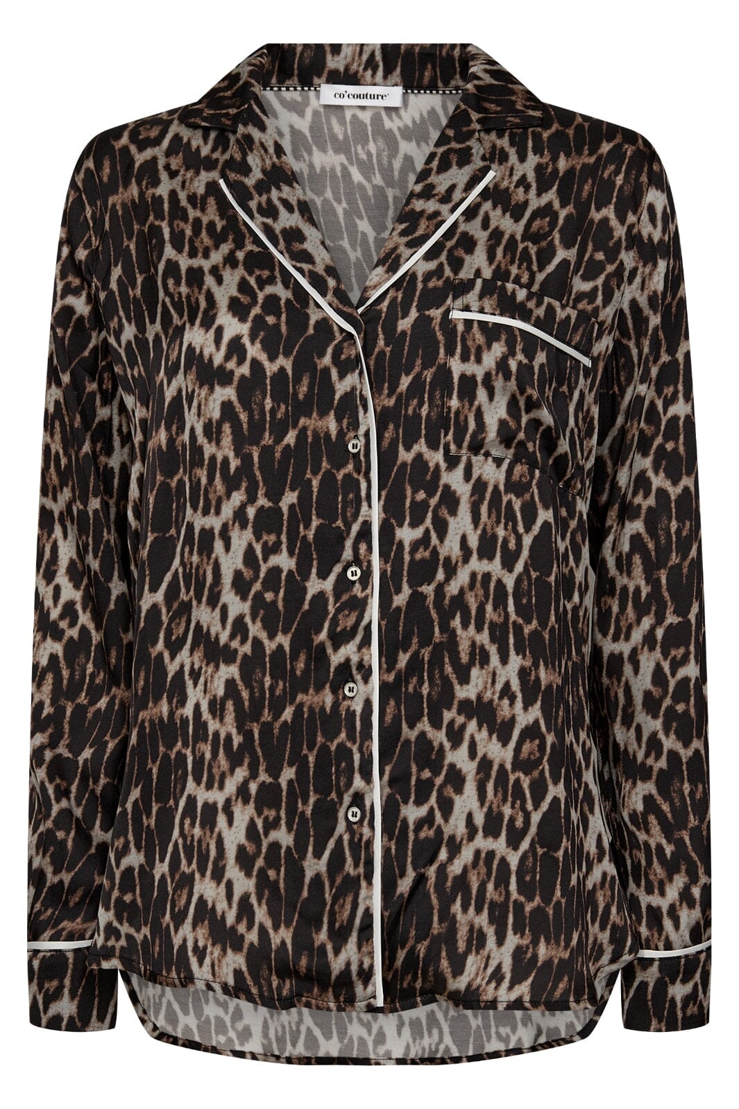 Co´couture - Leoleocc Py Shirt 35410 - 83 Mocca