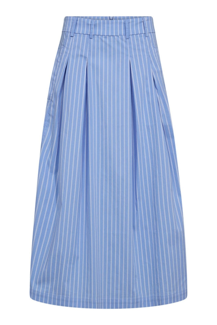Co´Couture - Micacc Stripe Pleat Skirt 34225 - 23 - Pale Blue