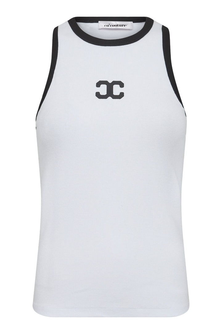 Co´couture - Saharacc Cc Tank Top 33068 - 40096 Whiteblack
