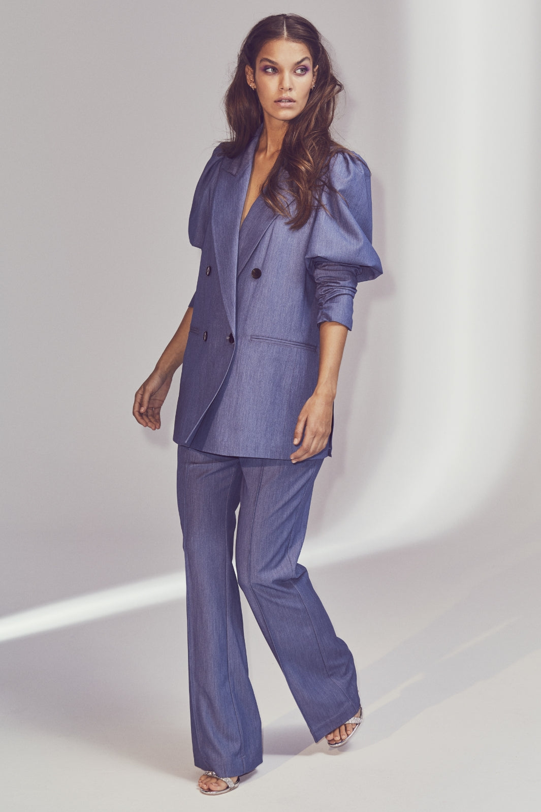 Forudbestilling - Co'couture - Sikka Denim Pant - Denim blue (Juni) Bukser 