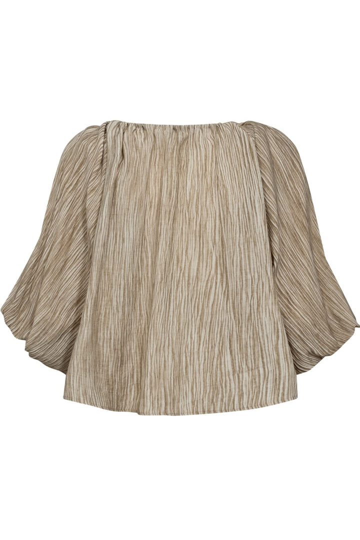 Co´couture - Softcc Dye Puff Blouse 35492 - 154 Walnut