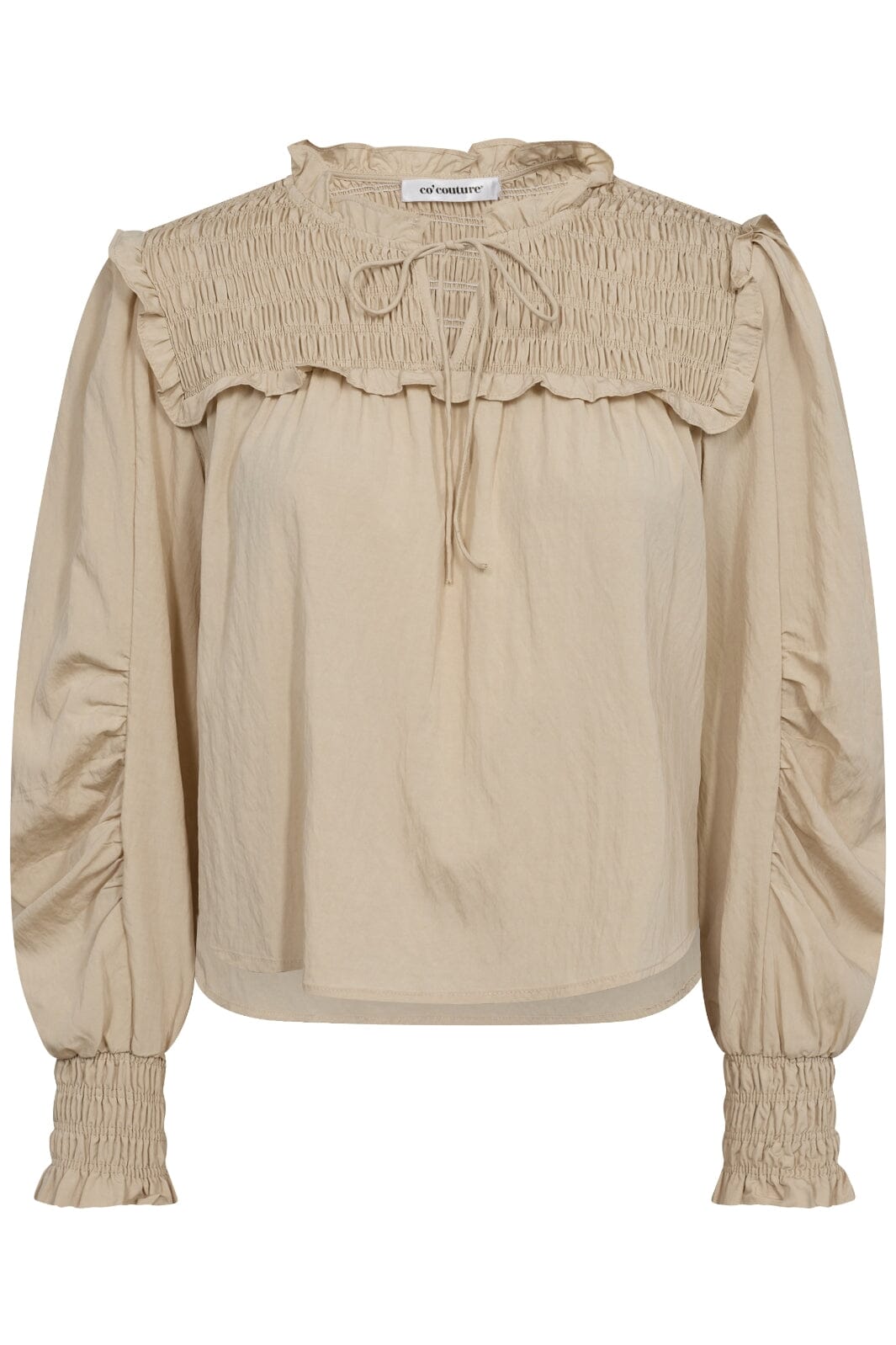 Co´couture - Vivacc Smock Blouse 35738 - 108 Powder