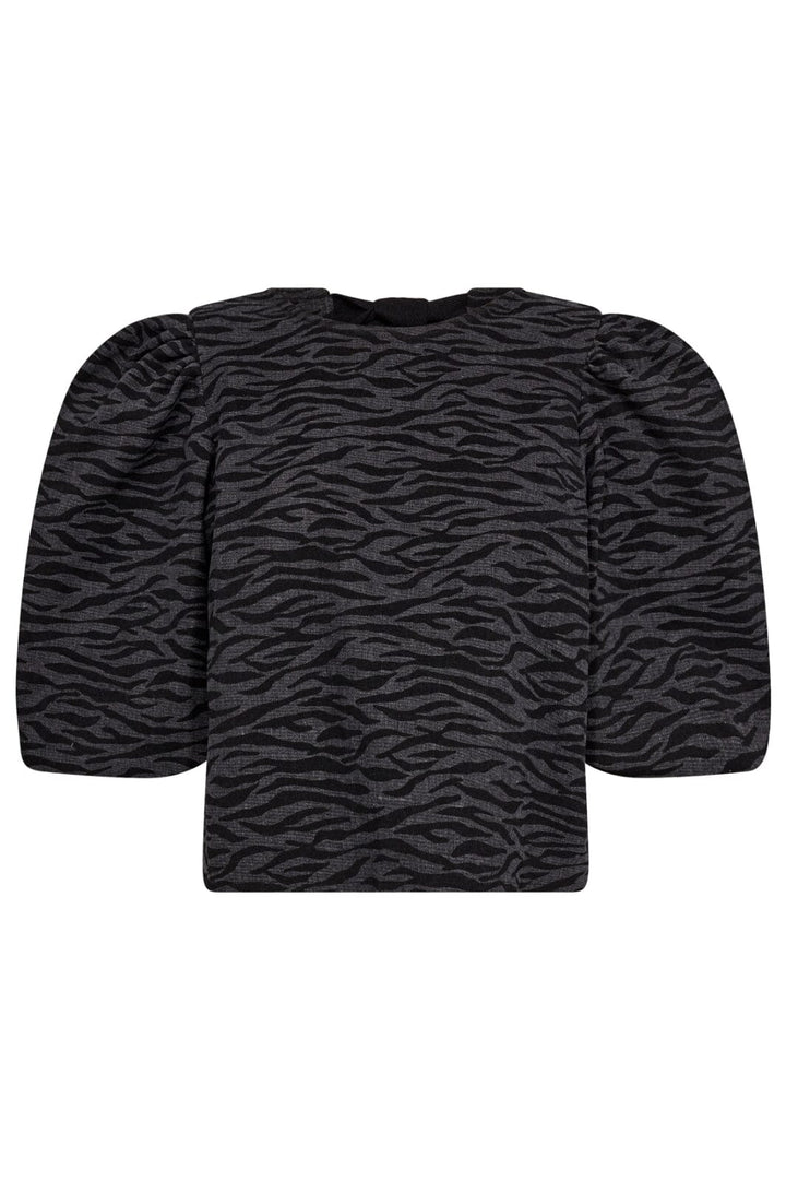 Co´couture - Zebracc Bow Blouse 35586 - 96 Black