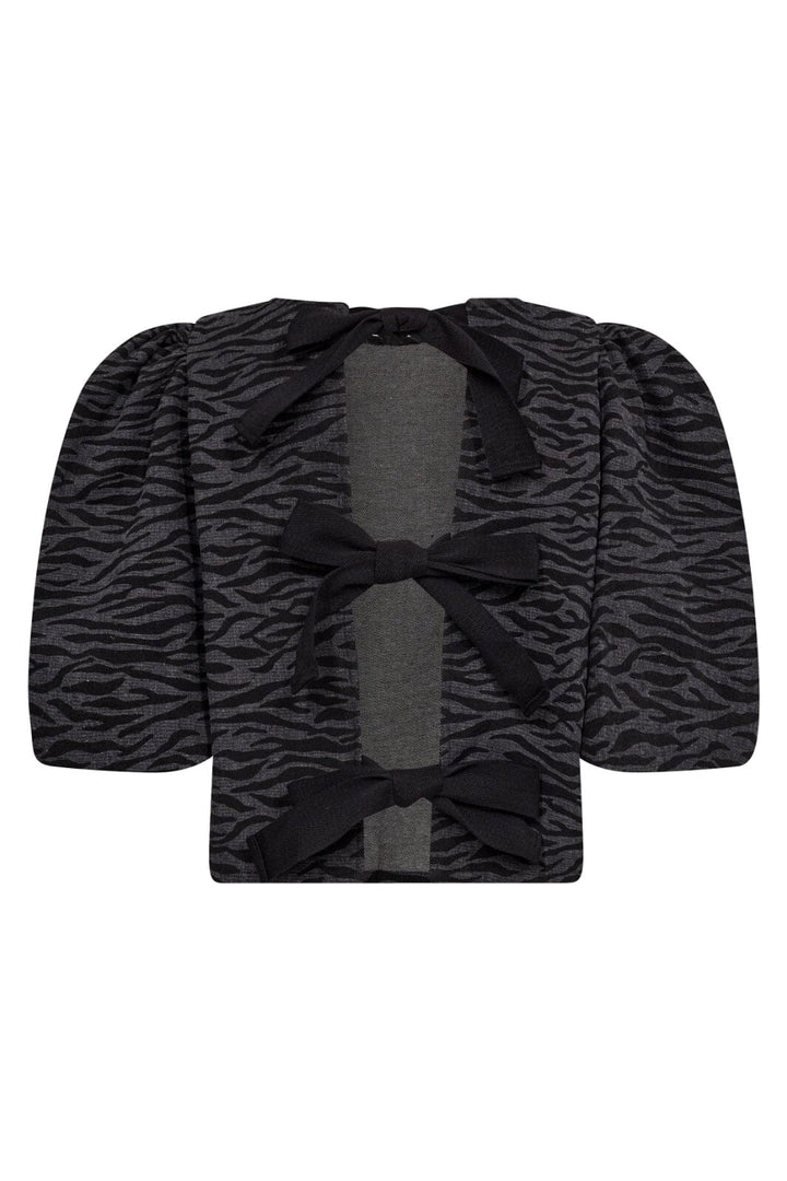 Co´couture - Zebracc Bow Blouse 35586 - 96 Black