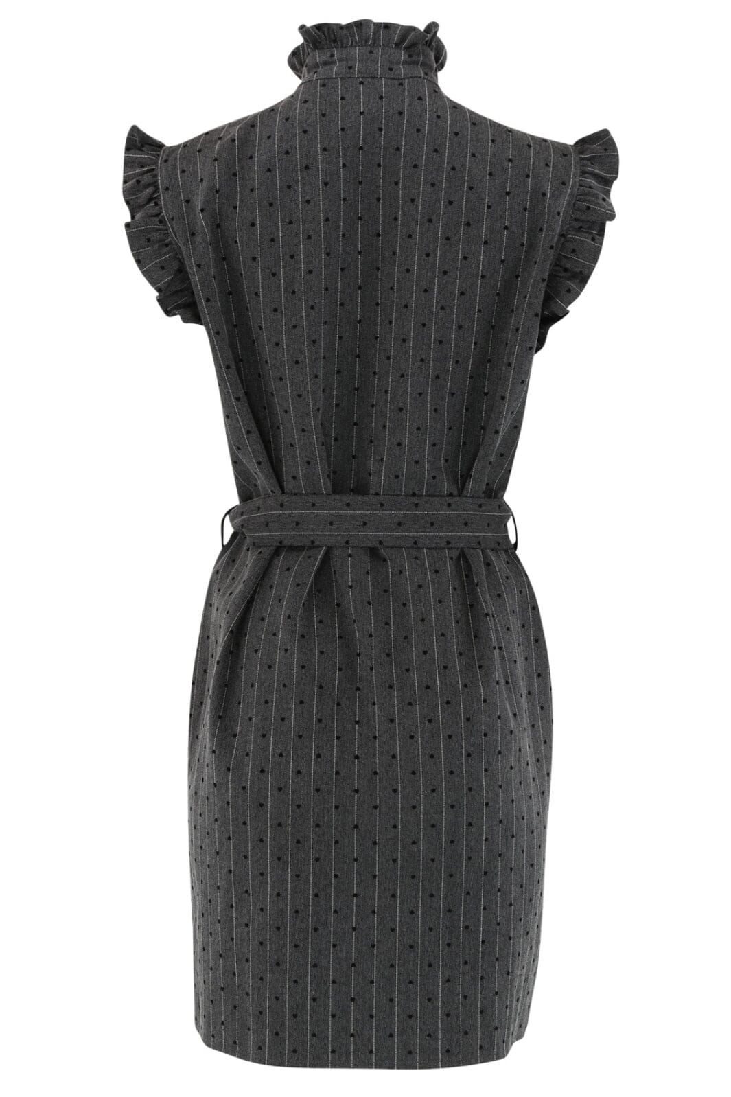 Continue - Lydia Stripe /Heart - Grey Pinstripe