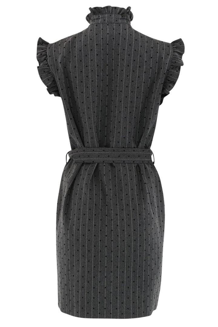 Continue - Lydia Stripe /Heart - Grey Pinstripe