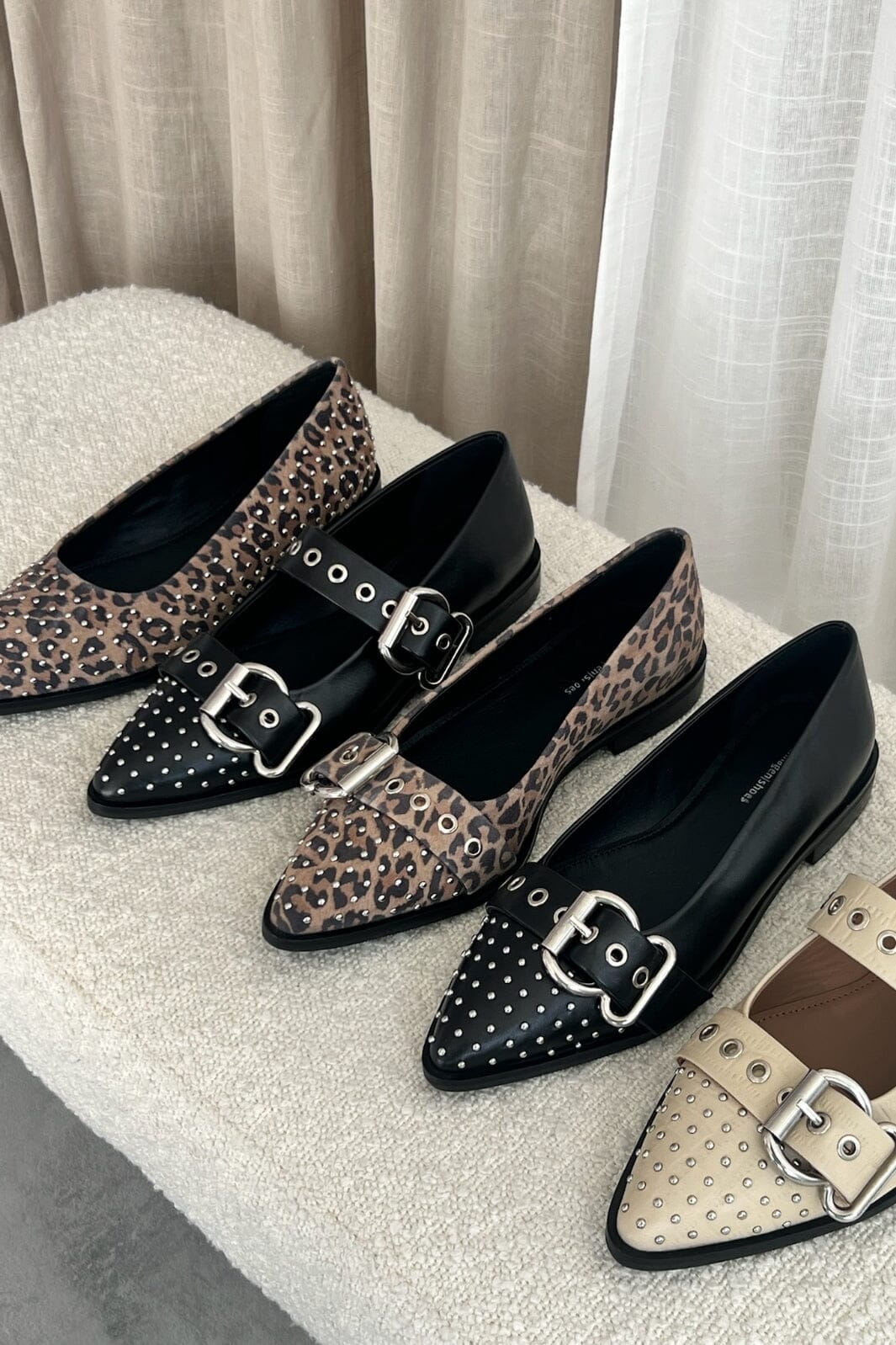 Forudbestilling - Copenhagen Shoes - Future Vibes - 0002 Beige Ballerinaer 